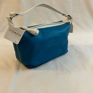 Coach Blue Leather Mini Bag